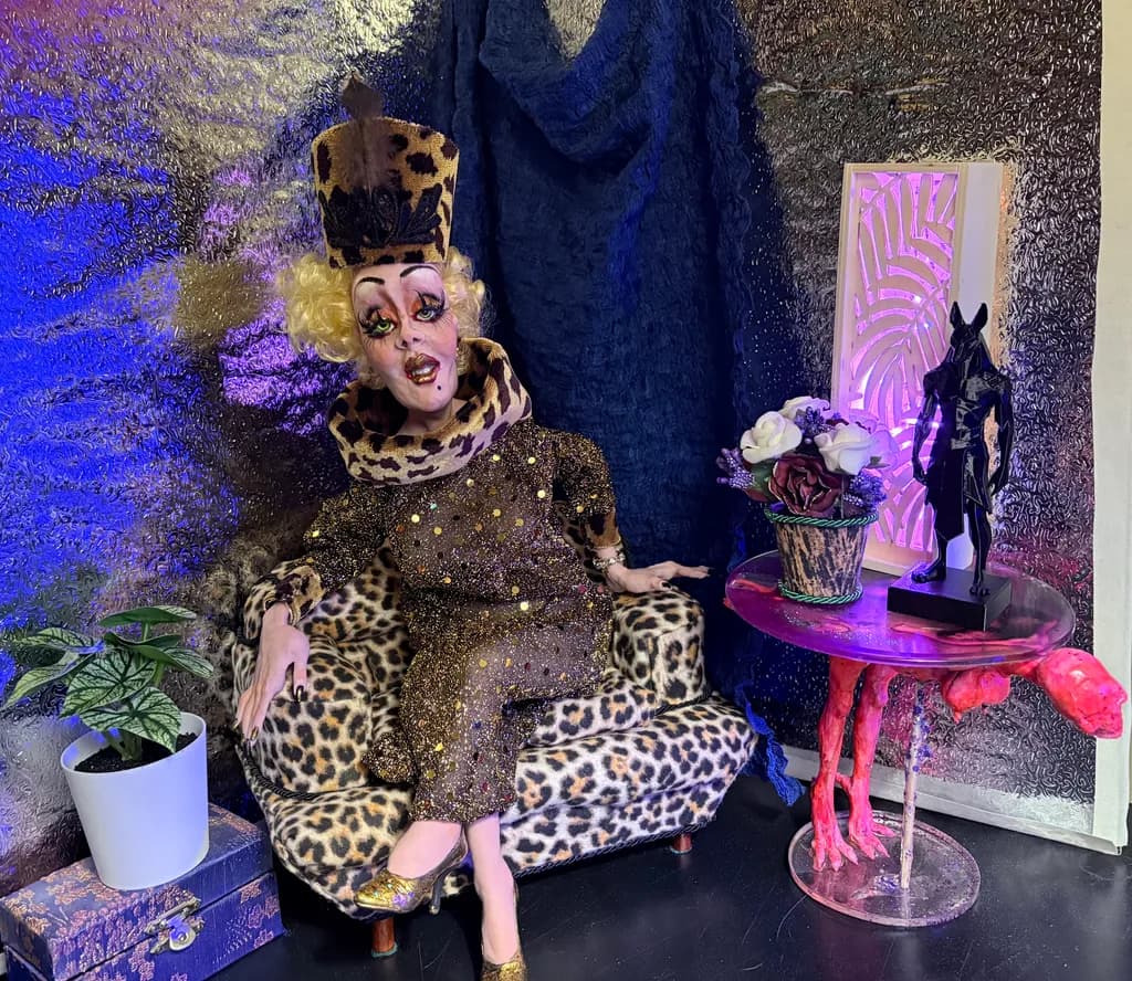 Leopard Lounge Doll