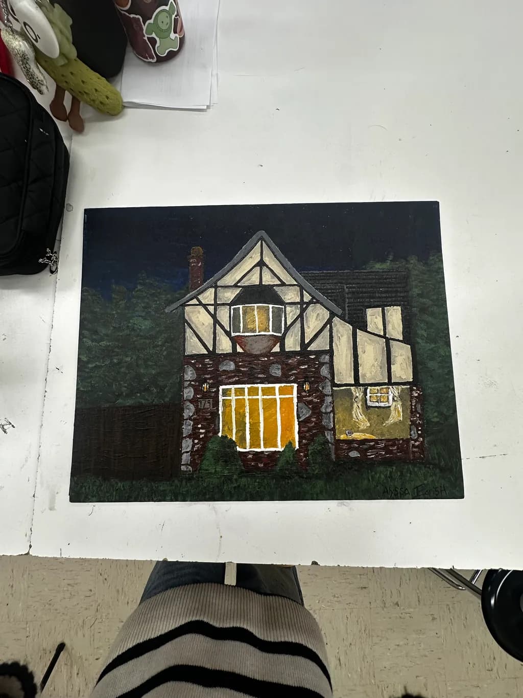 Lit Tudor Cottage