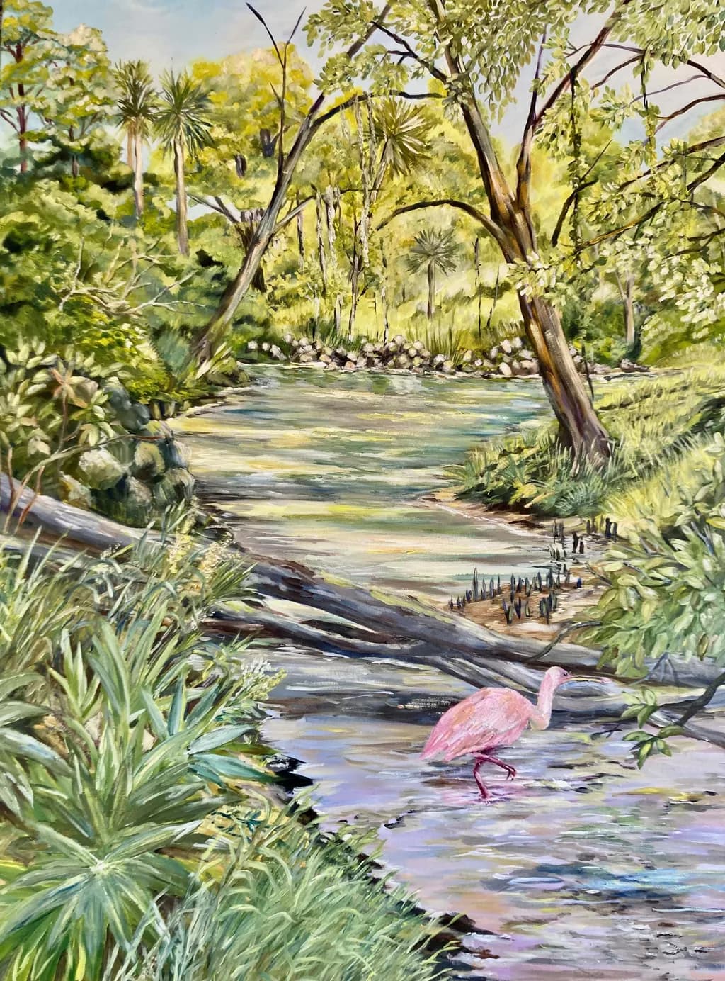 Upper Manatee with Spoonbill