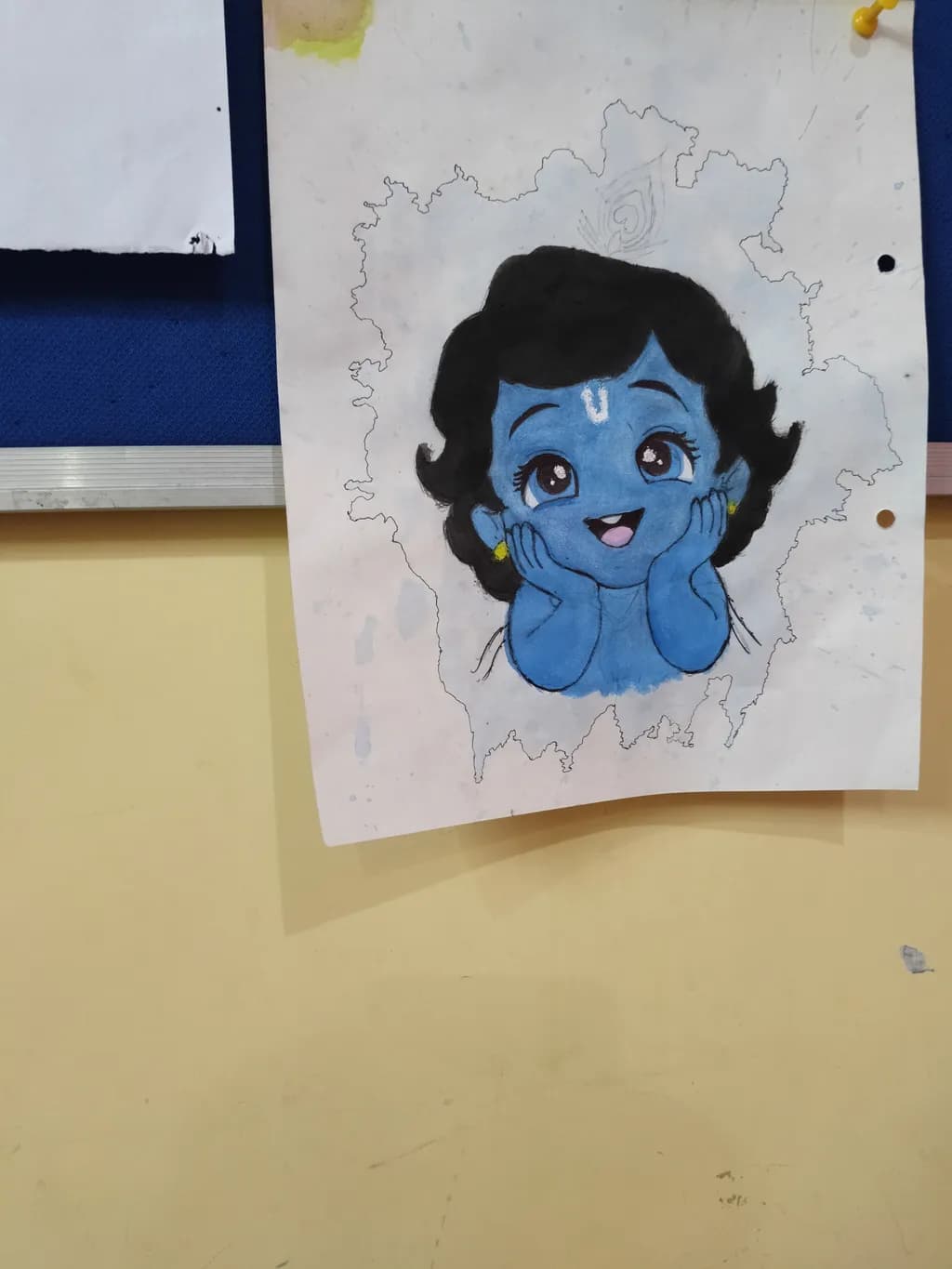 Playful Krishna