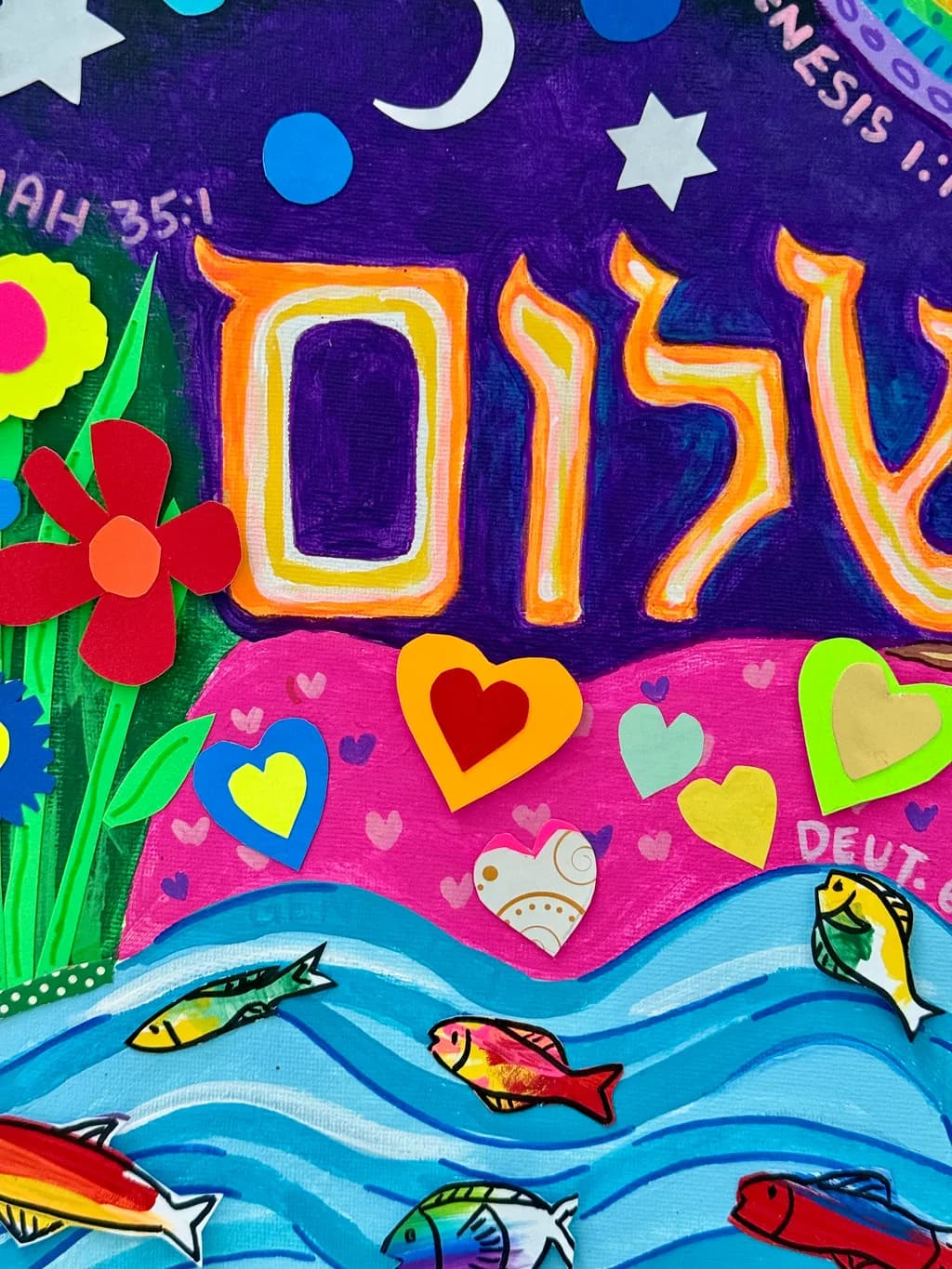 Fish and Hearts in Waves