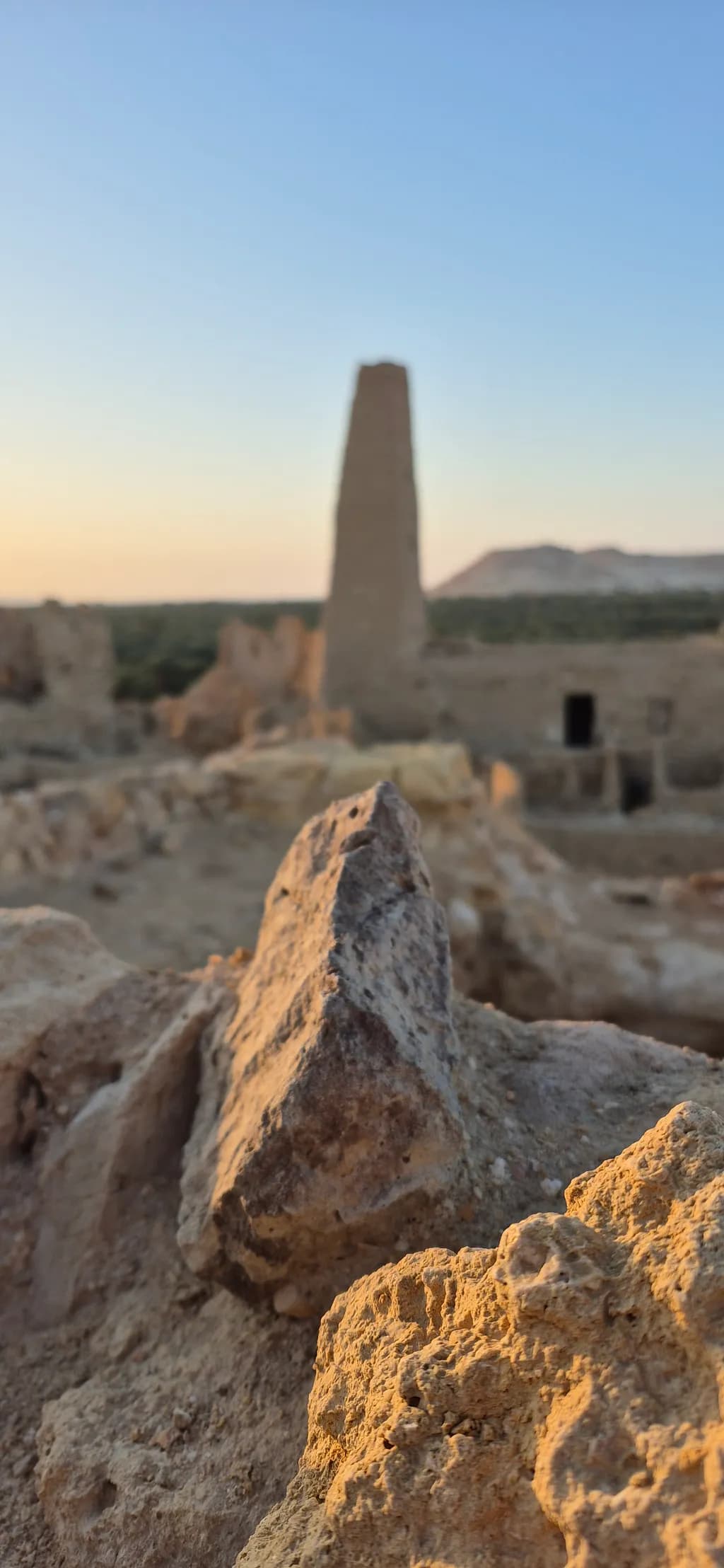 Desert Ruins at Dusk