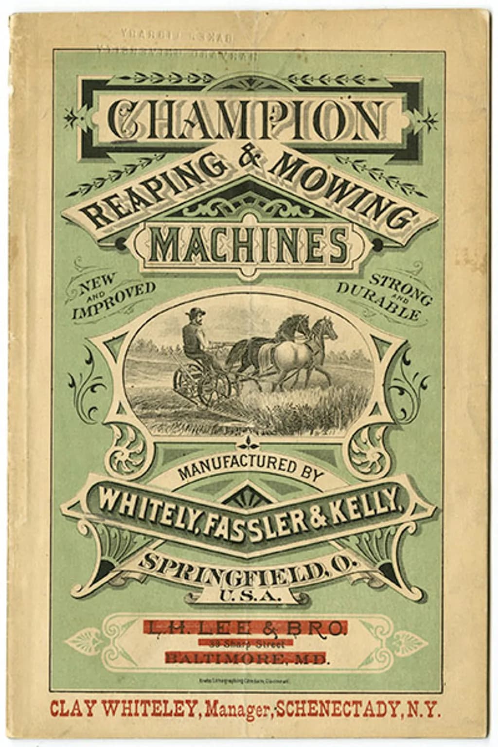 Champion Reaping & Mowing Machines