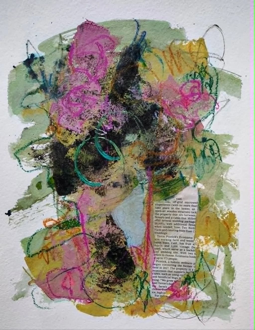 Abstract Collage Texture
