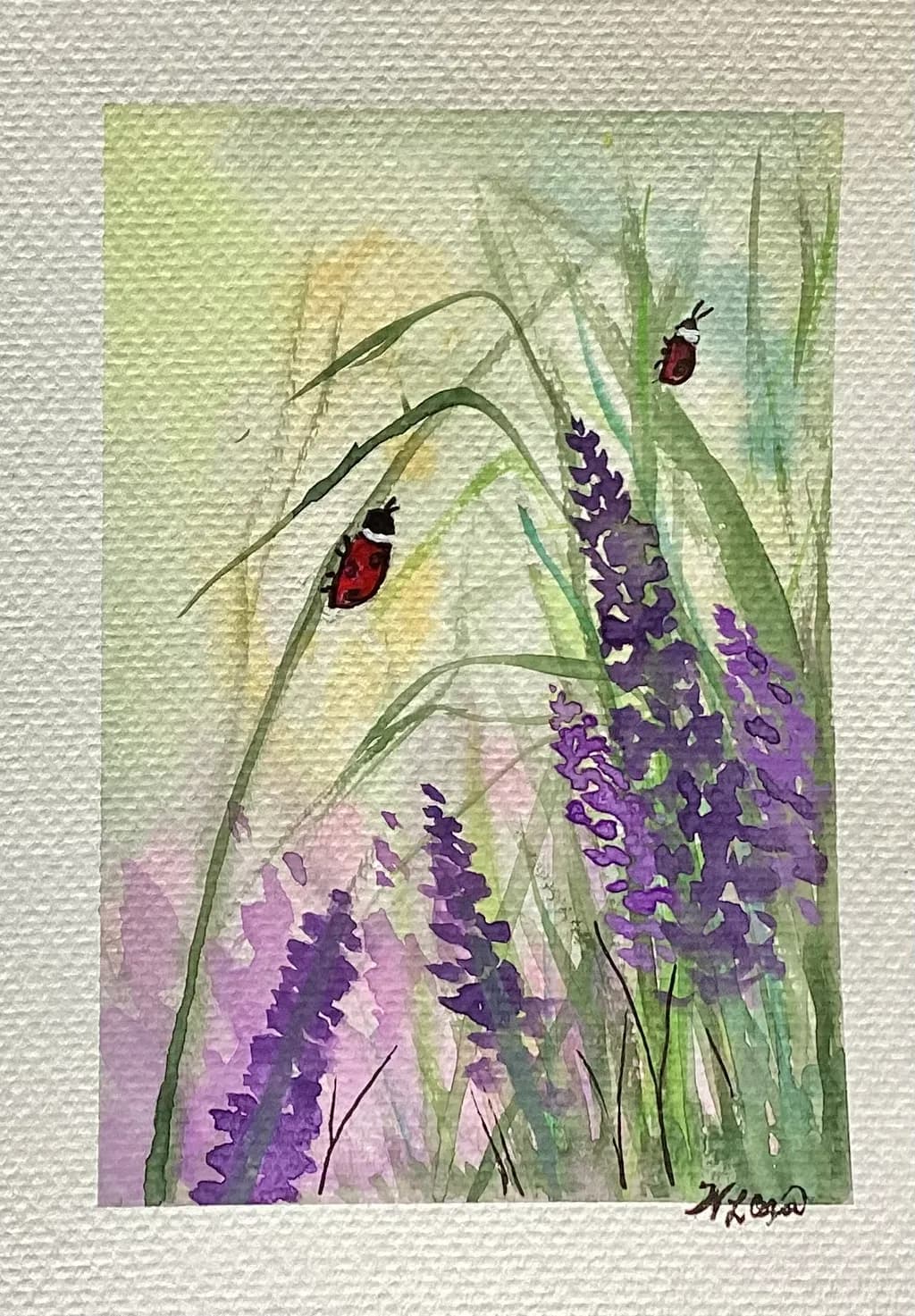 Lavender Ladybugs
