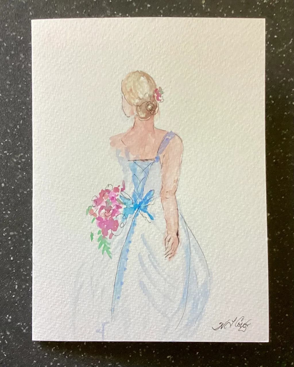 Bride with Bouquet