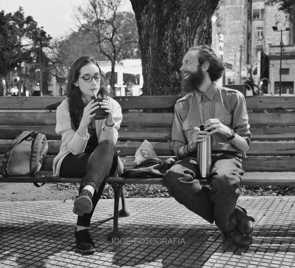 Park Bench Conversation