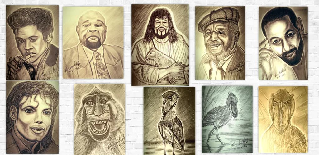 Charcoal Portrait Gallery