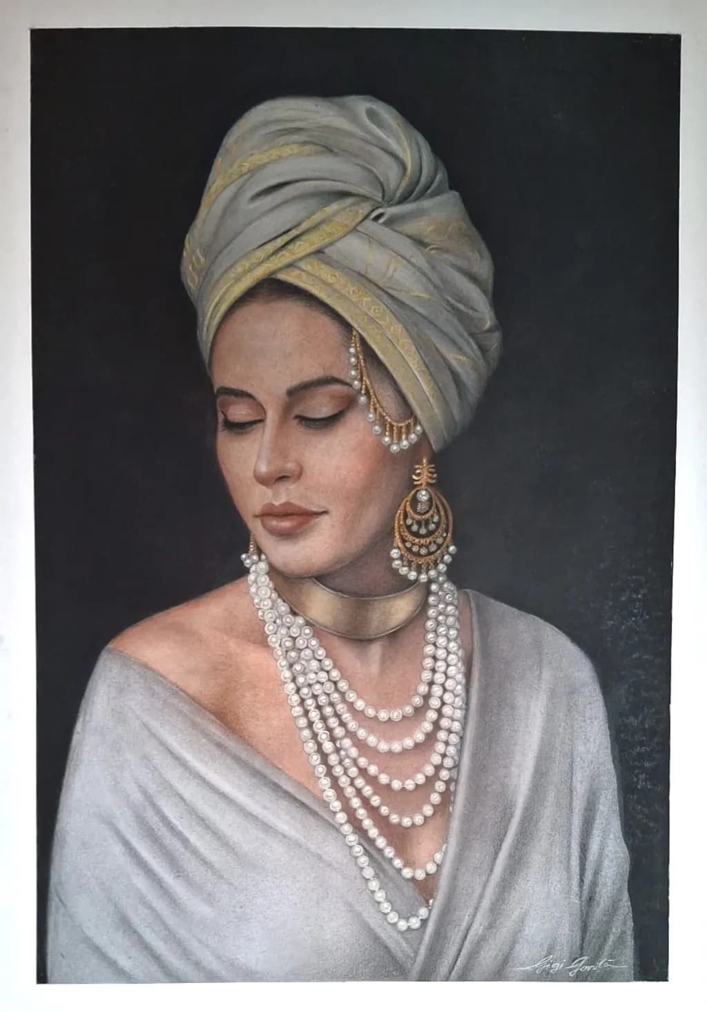 Pearls and Turban