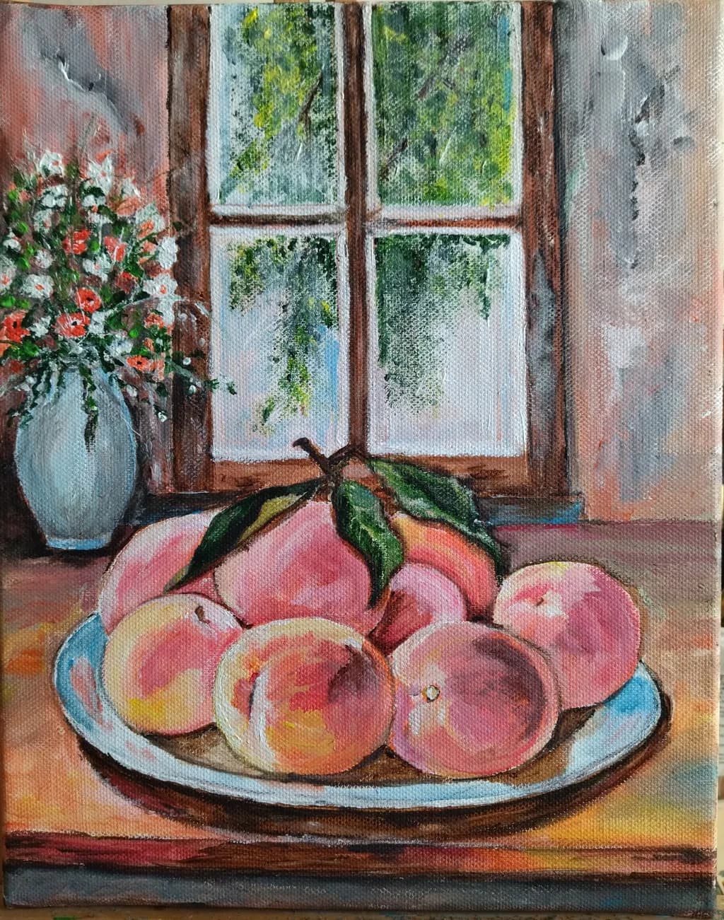 Sunlit Peaches
