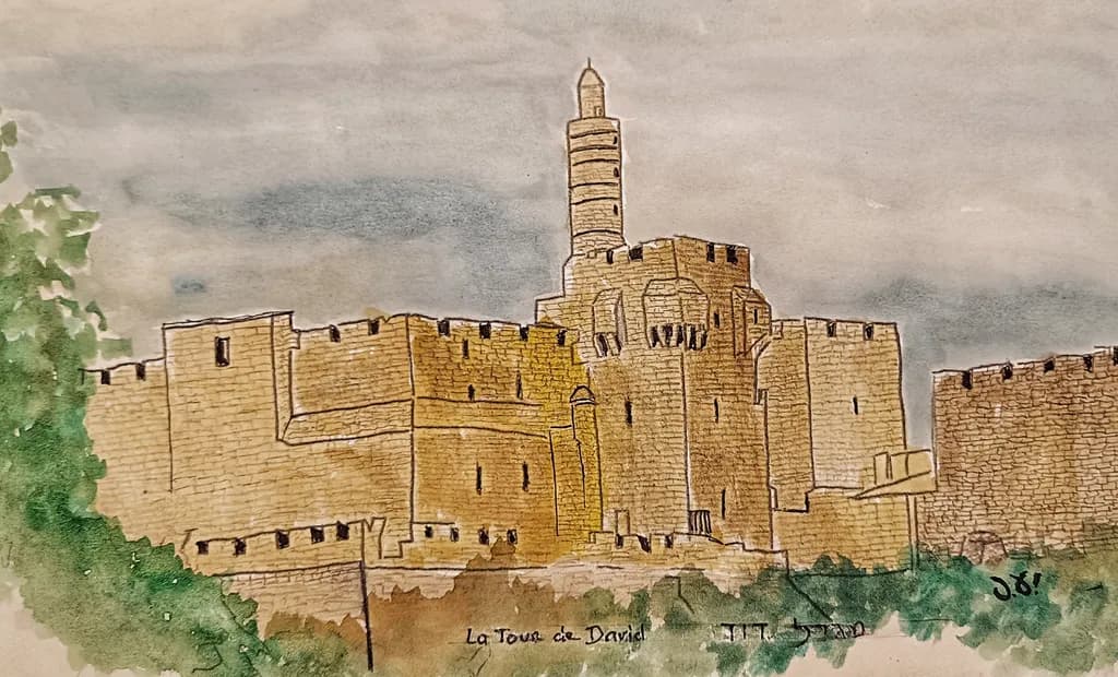 David’s Tower Sketch