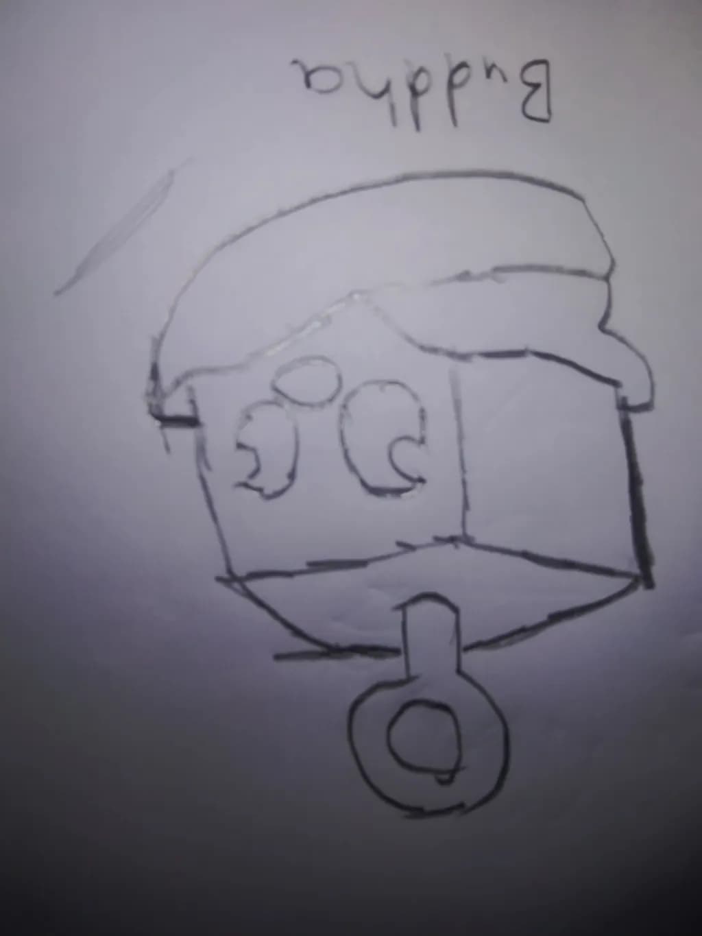 Blocky Robot Face