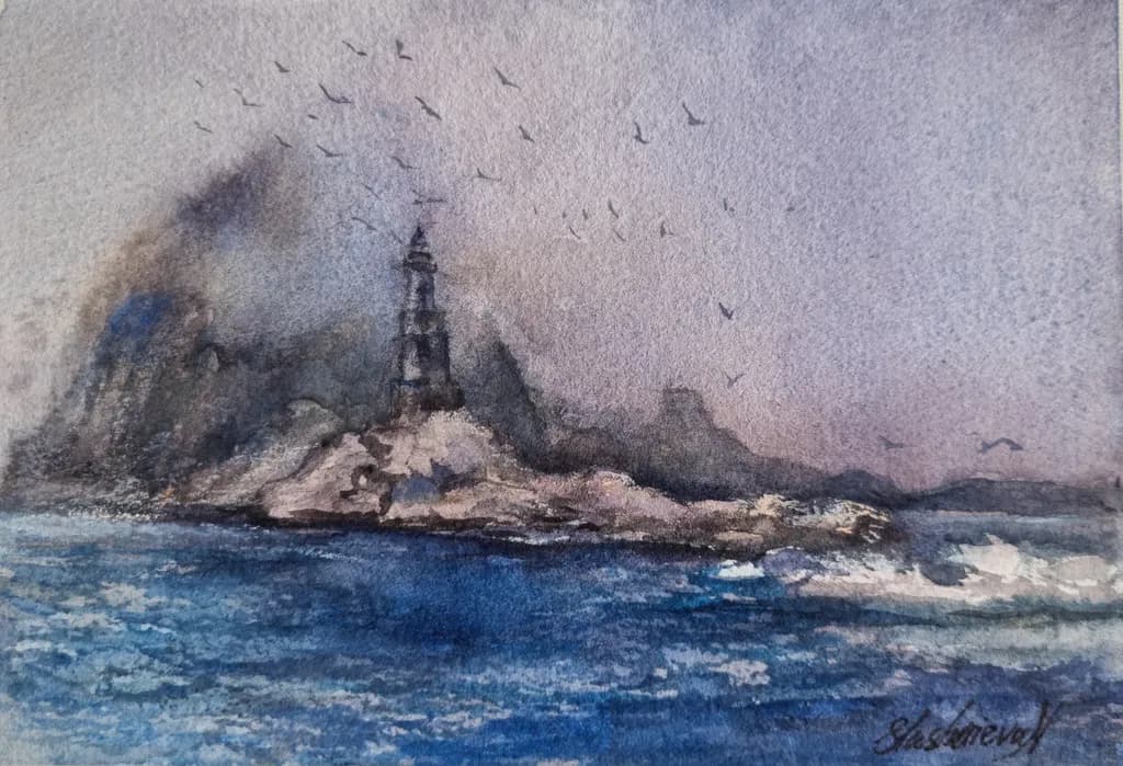 Fogbound Lighthouse