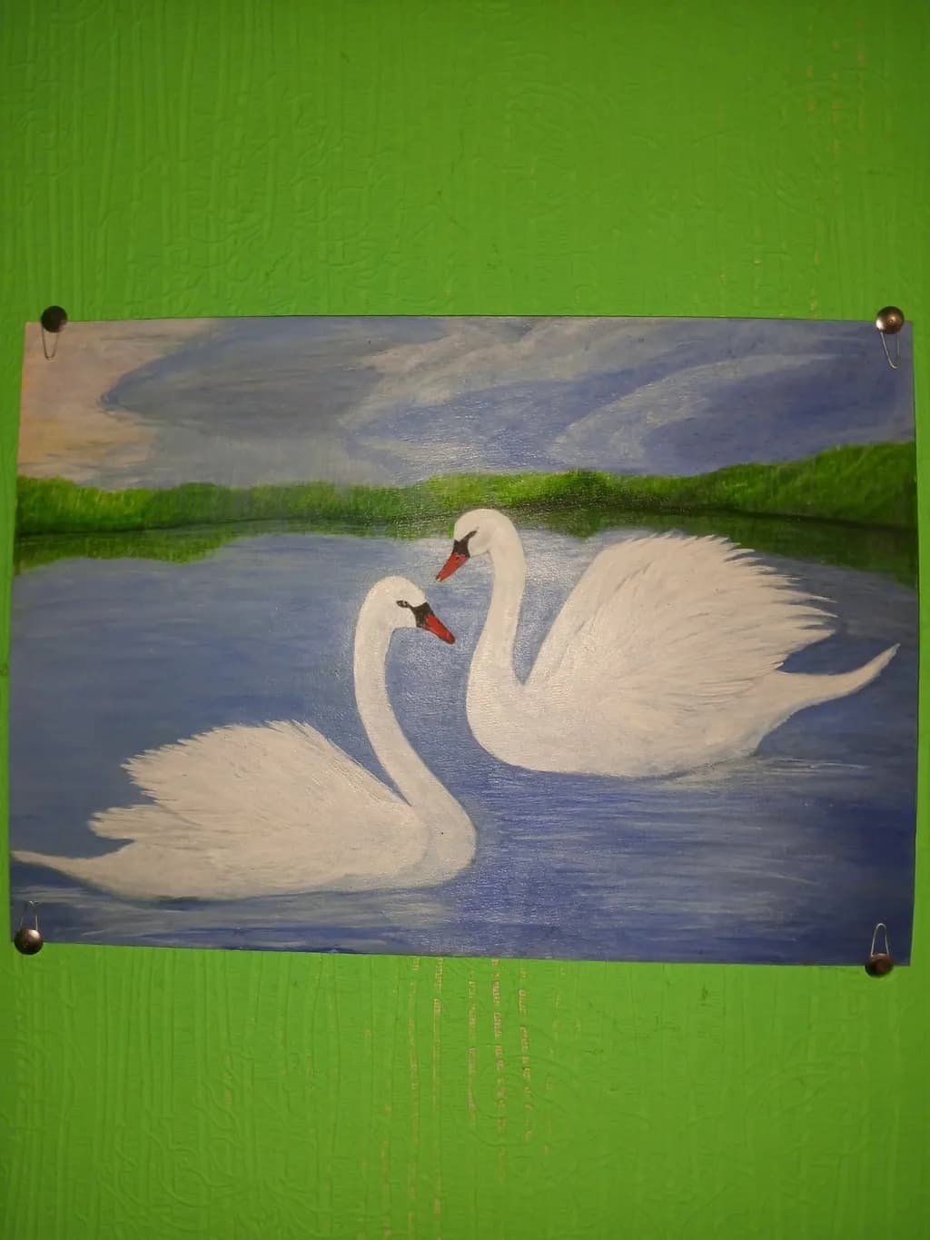 Twin Swans Reflection