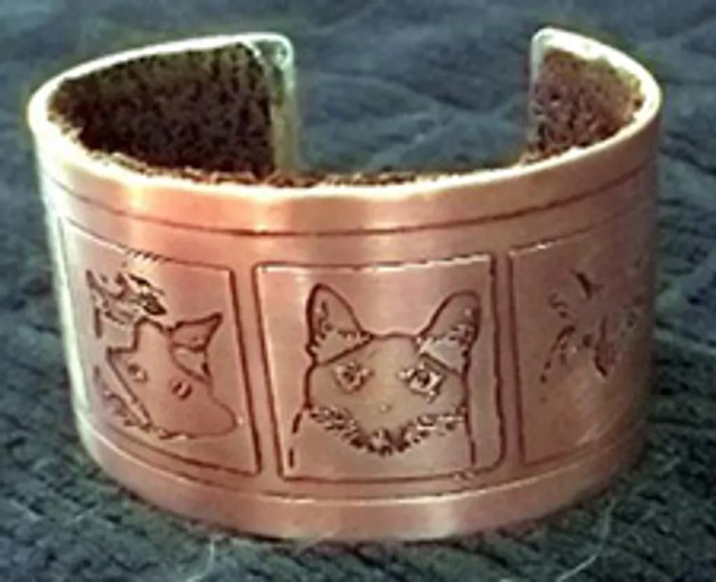 Copper Etch Cuff