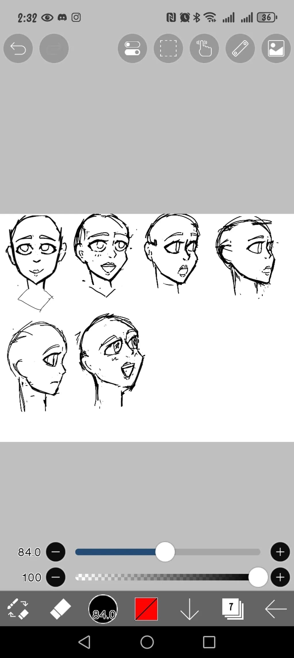 Expressive Heads Study