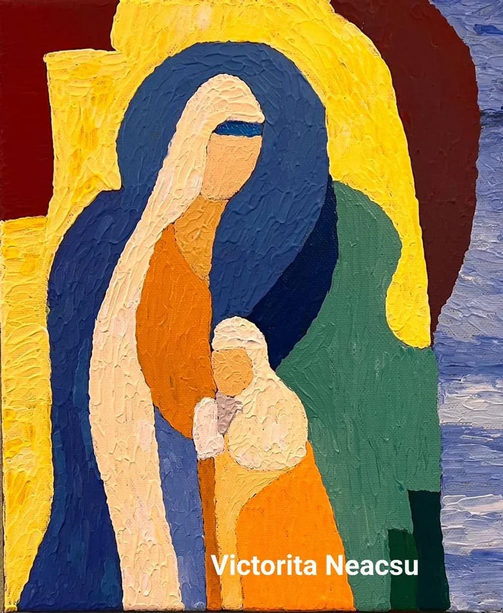 Mother and Child Embrace