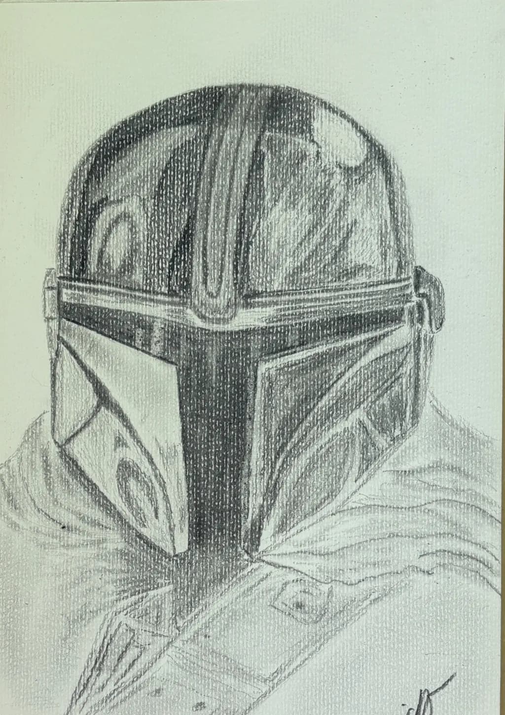 Charcoal Mandalorian Helmet