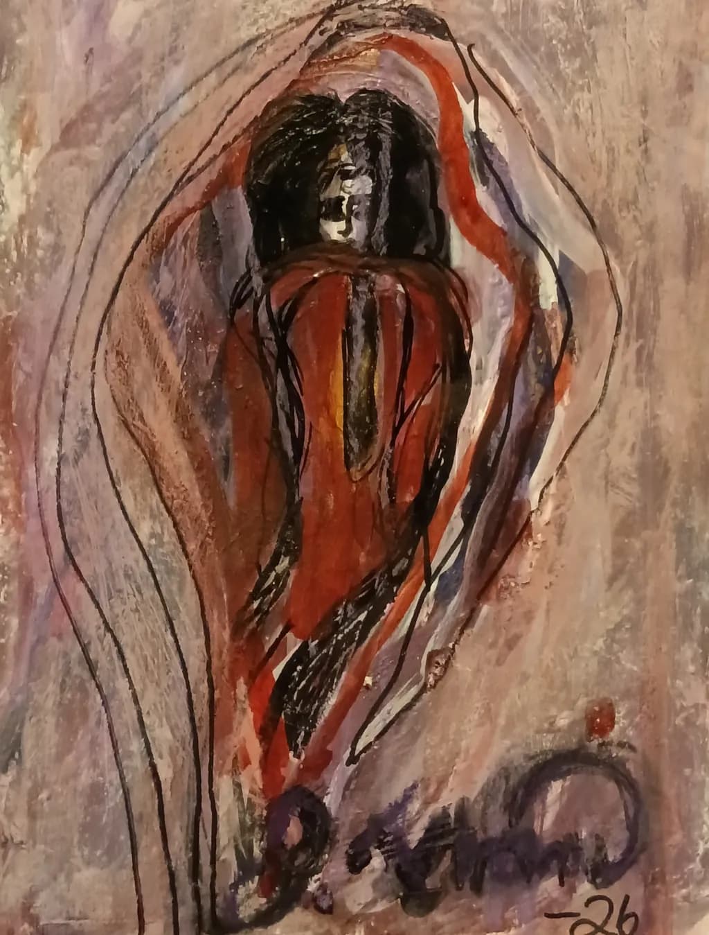 Crimson Silhouette