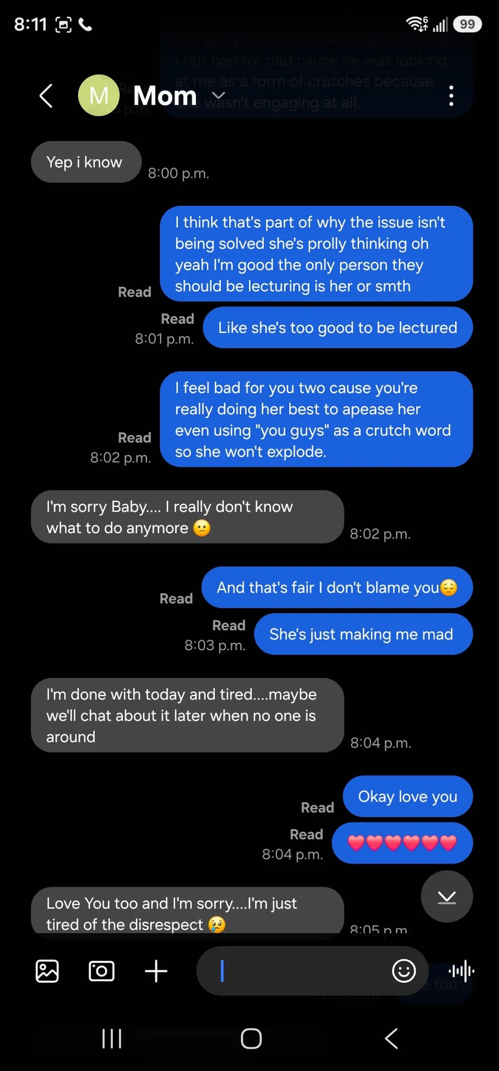 Tired Apology