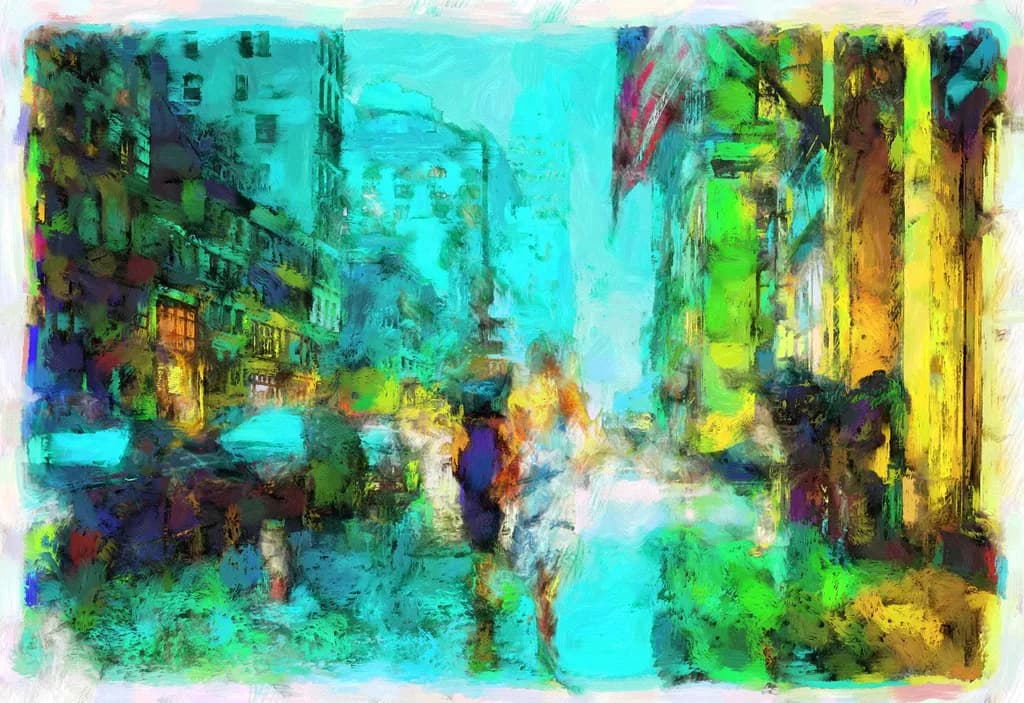 New Yorker In Rain