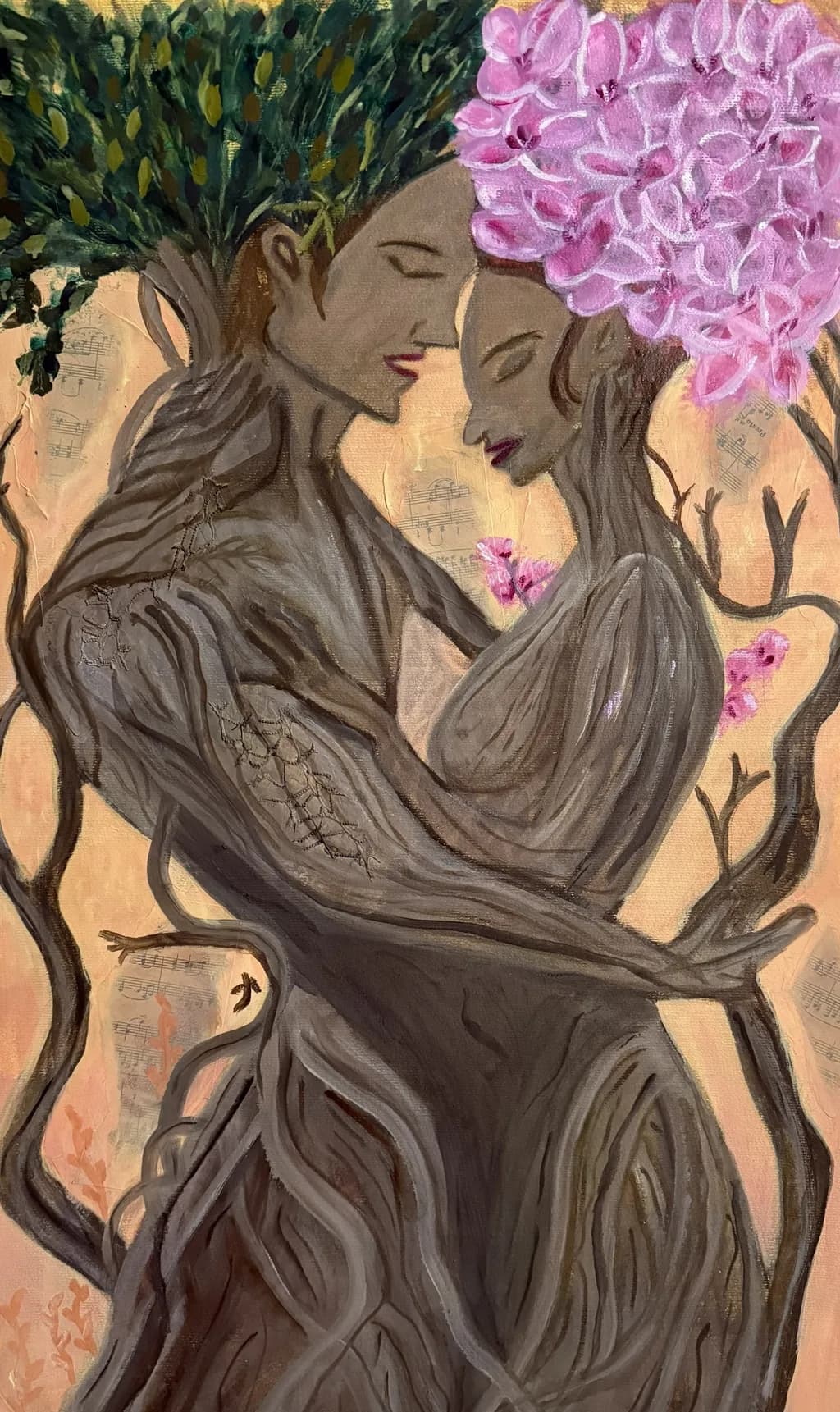 Intertwined Trees Embrace