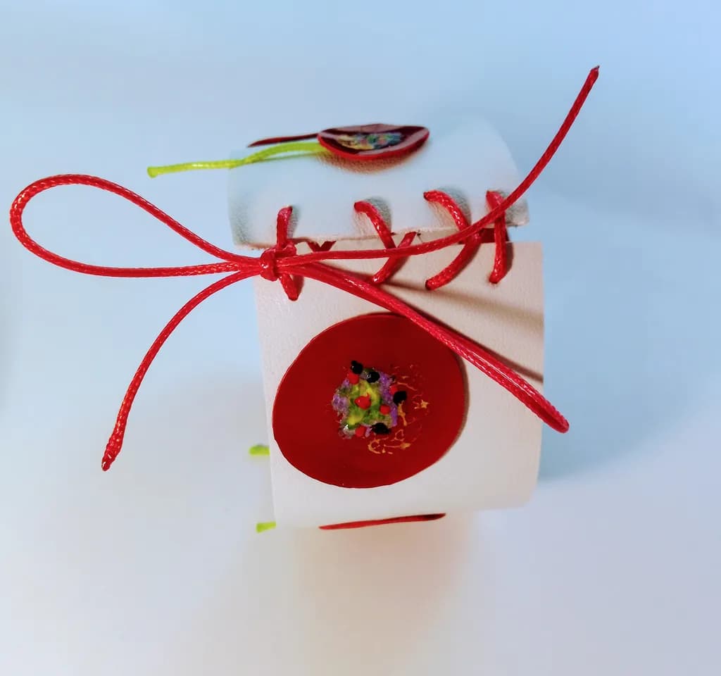 Red Lace Ornament