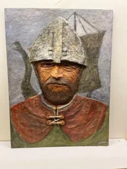 Weathered Warrior Portrait