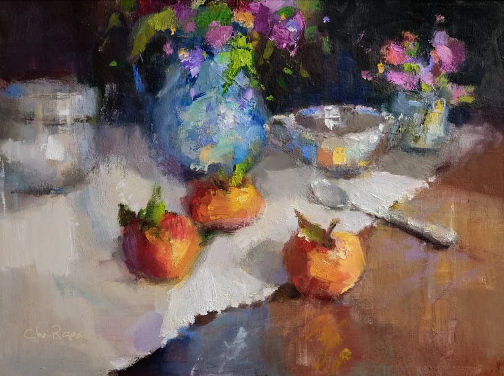 Still Life with Persimmons