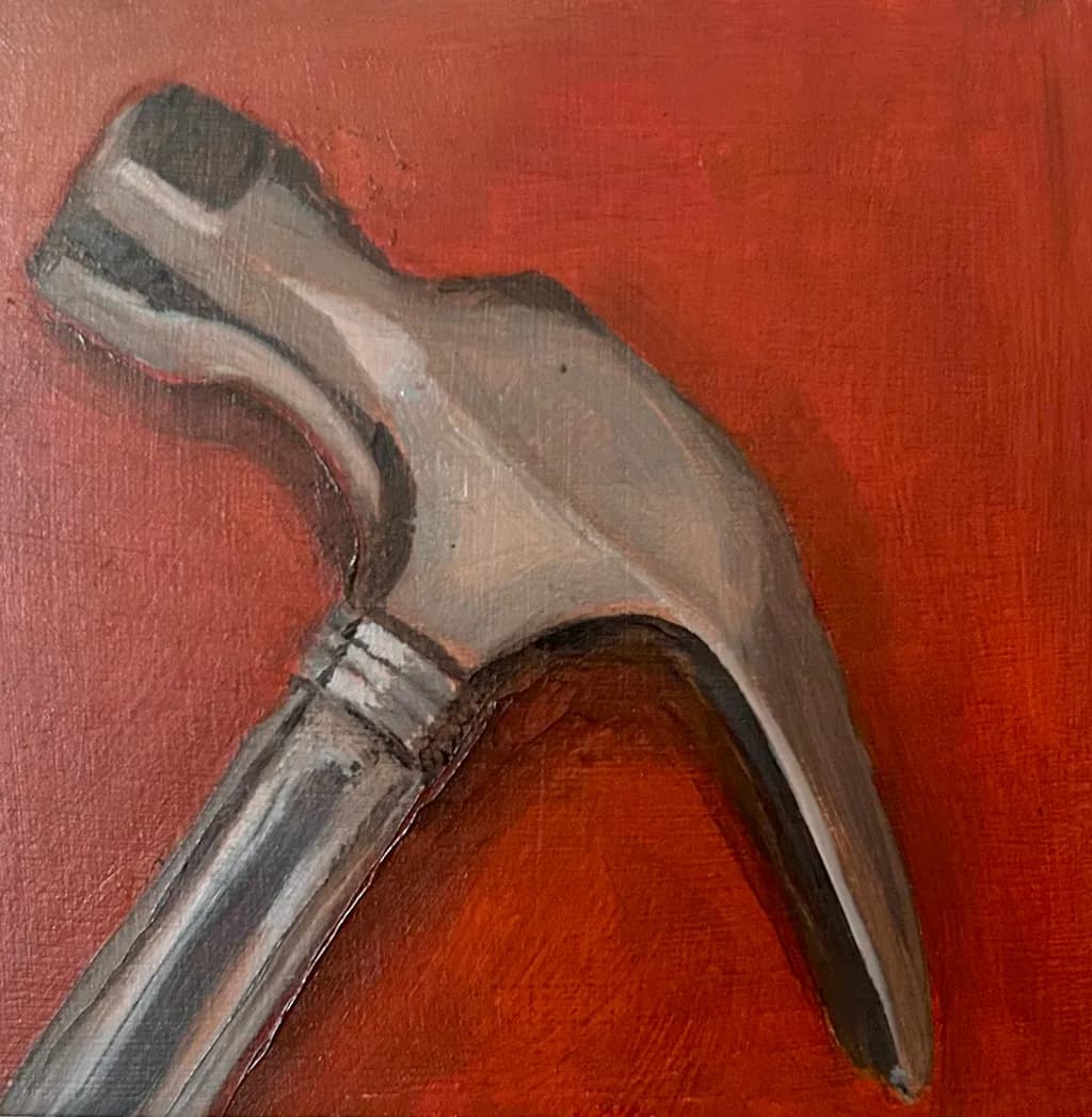 Hammer on Red