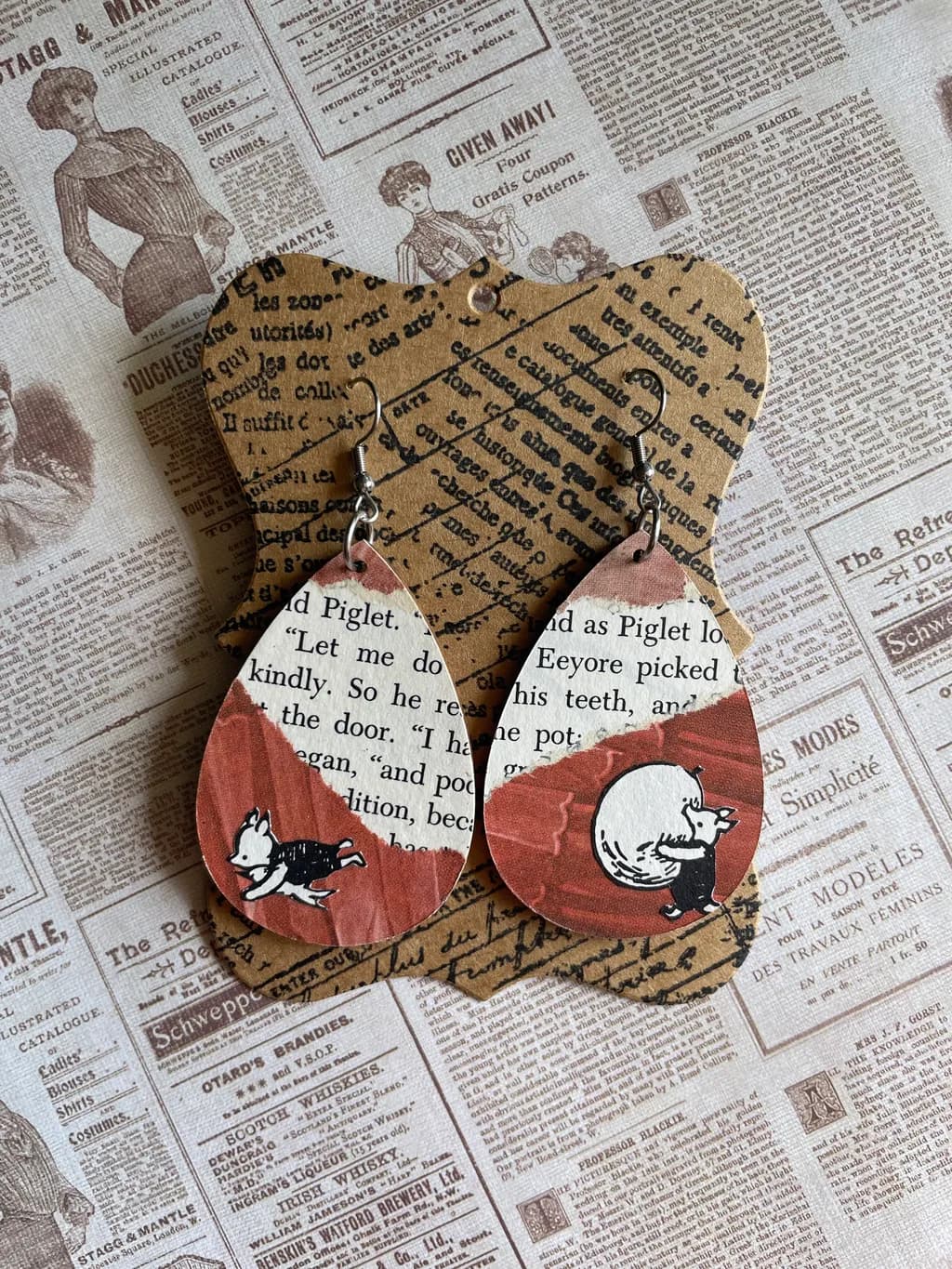 Piglet Pages Earrings