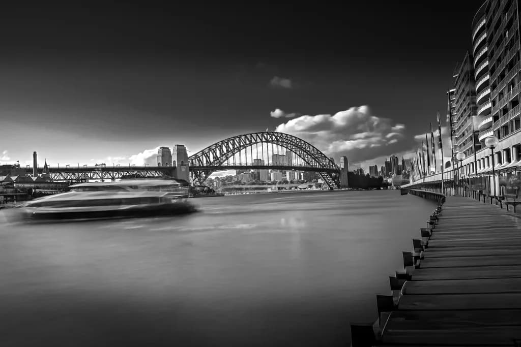 Sydney Harbor Blur