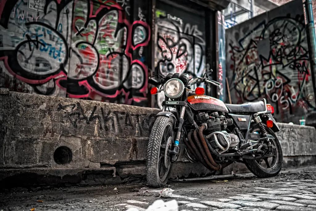 Abandoned Urban Motorcycle