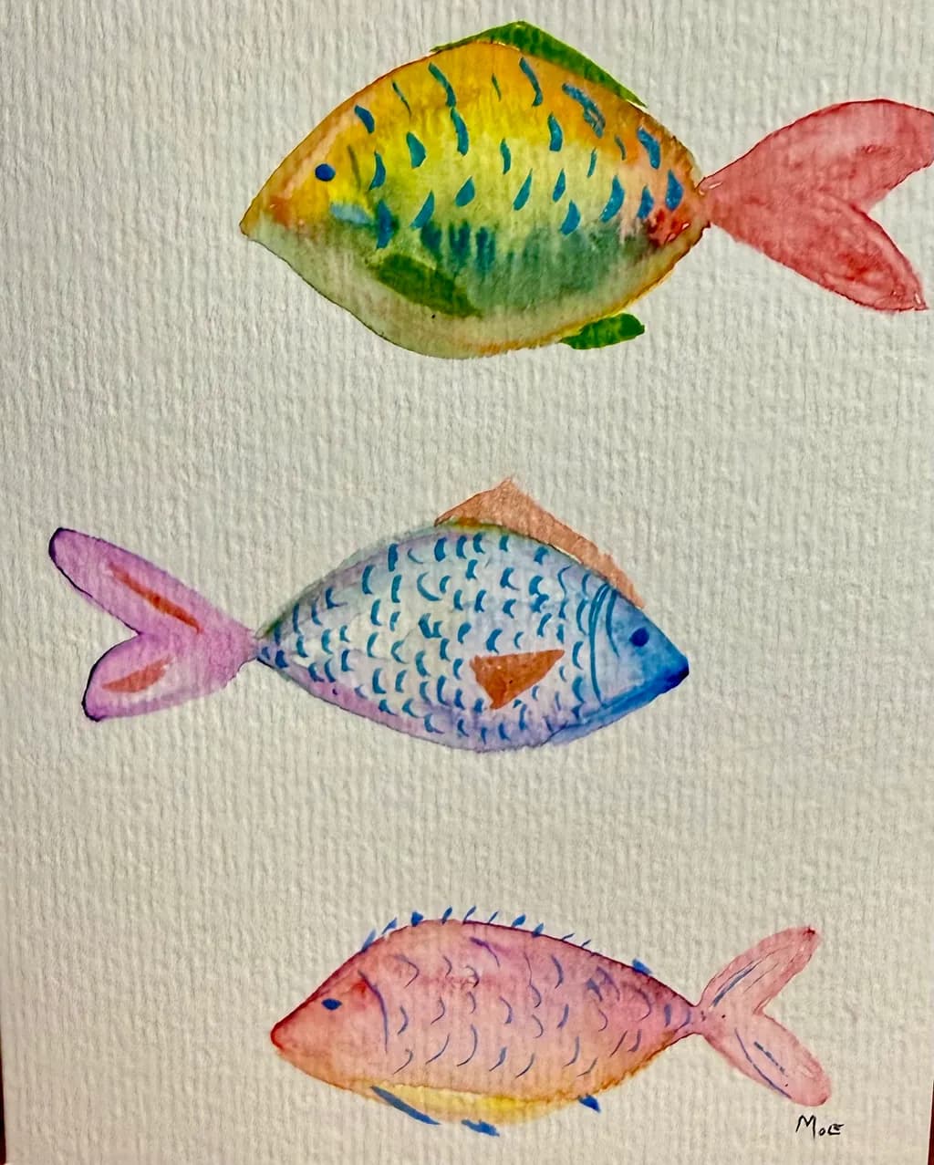 Colorful Fish Trio