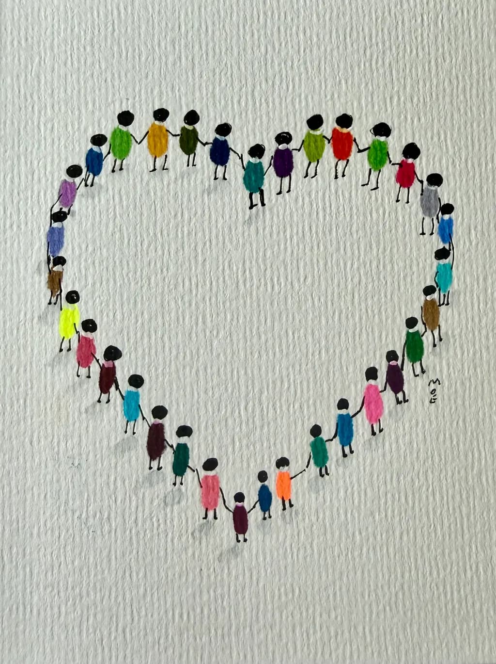 Heart Circle of People