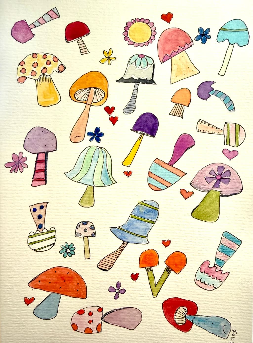 Colorful Mushroom Collection