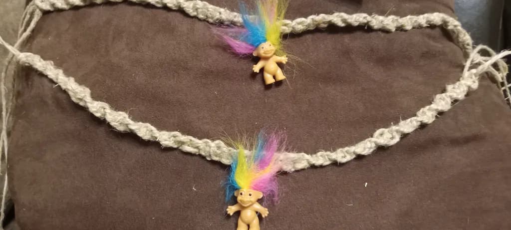 Troll Doll Necklace