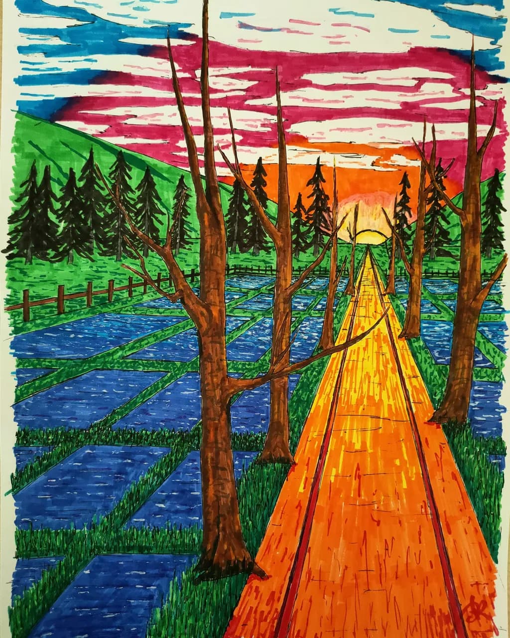 Sunset Tracks