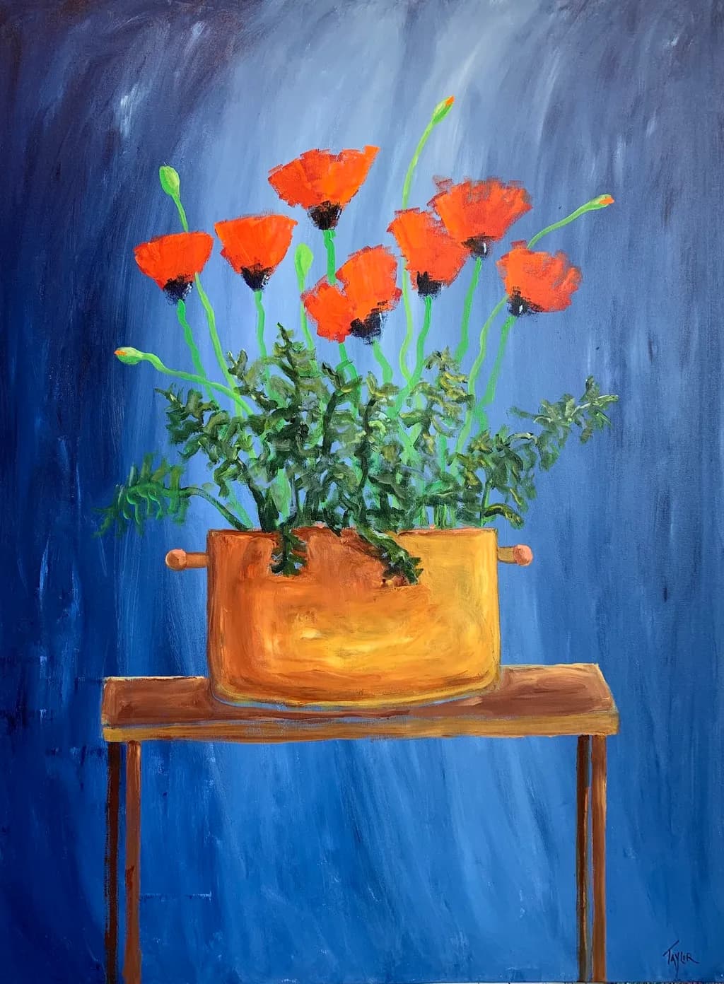 Poppies on Table