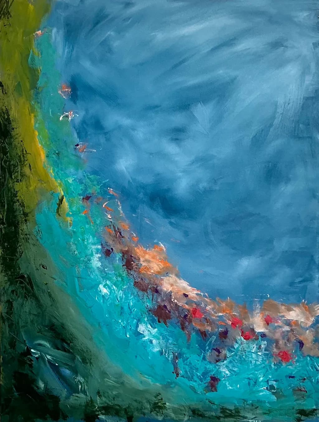 Abstract Ocean Curve
