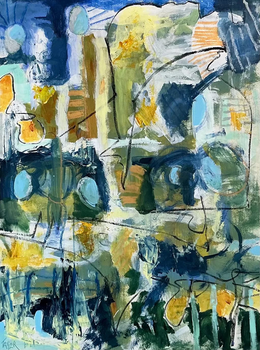 Abstract Landscape Mosaic