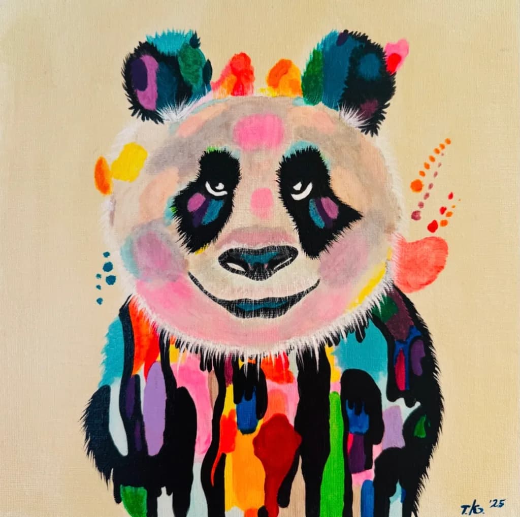 Colorful Panda