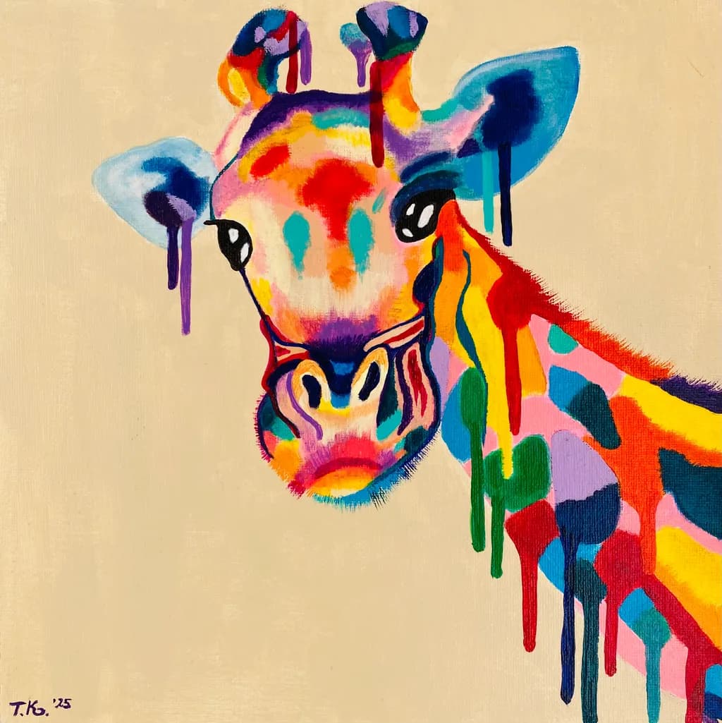 Colorful Giraffe