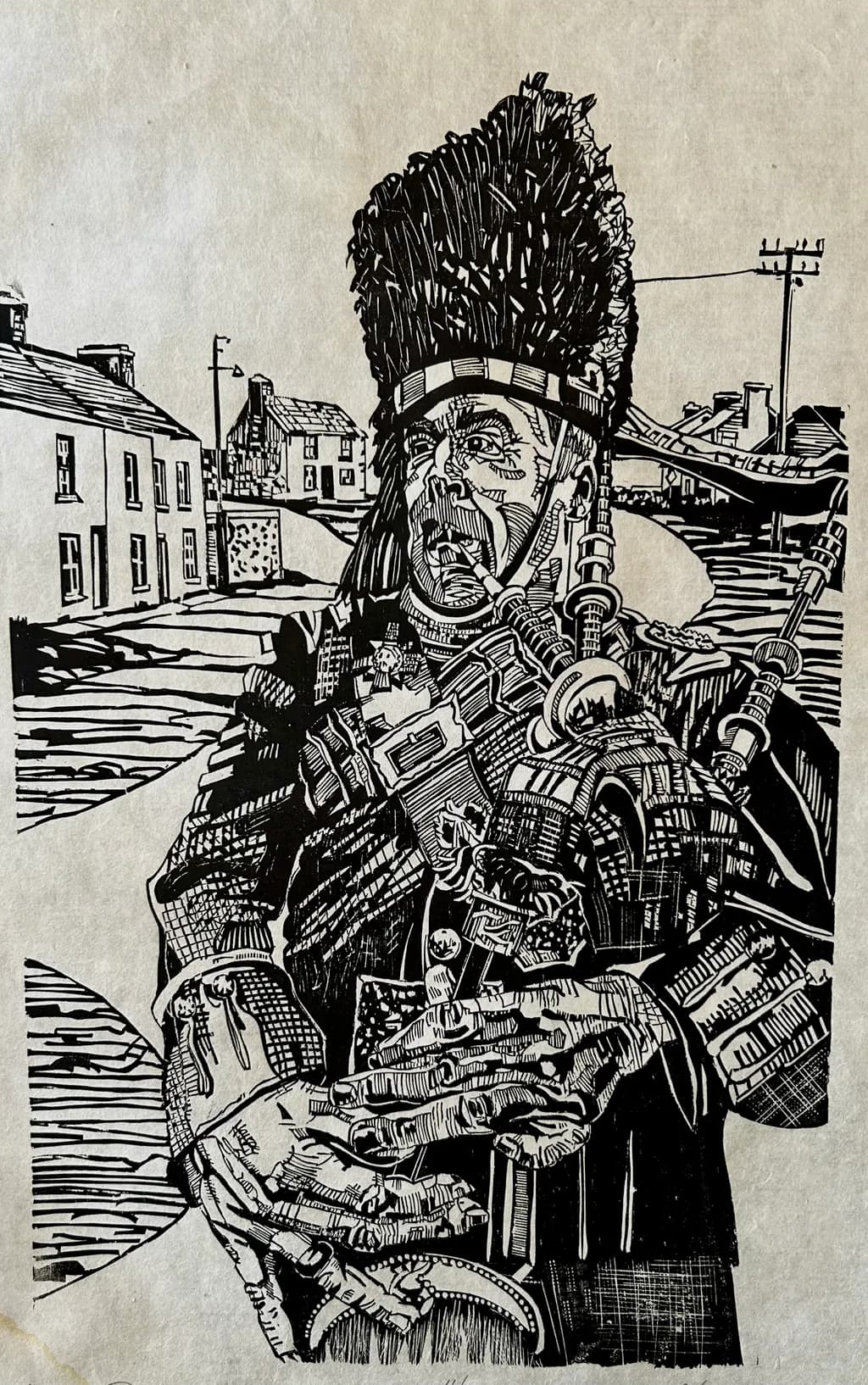 Village Bagpiper