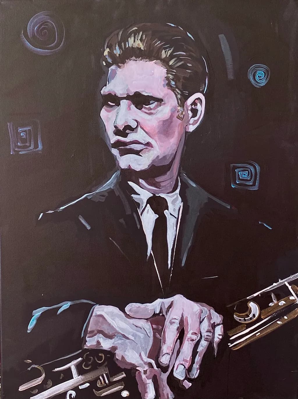 Clarinetist in Abstract