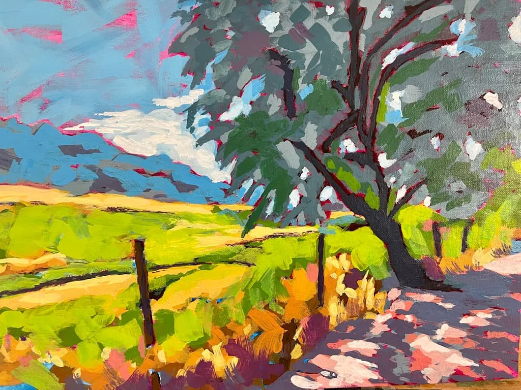 Summer Orchard Path