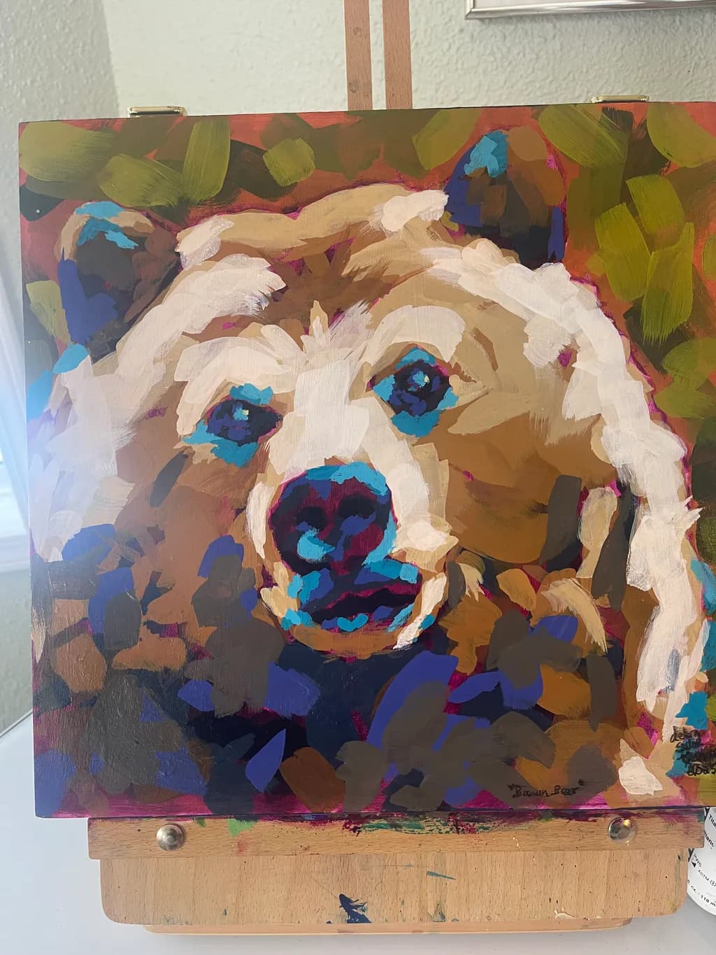 Colorful Brown Bear
