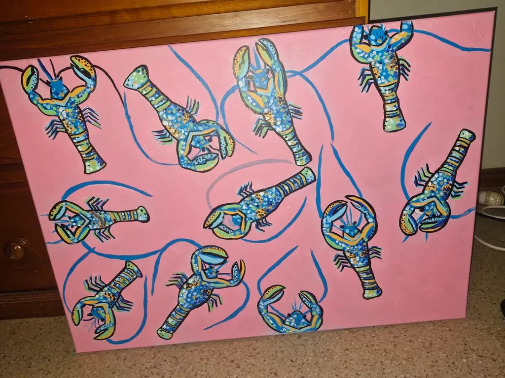 Patterned Lobster Dance