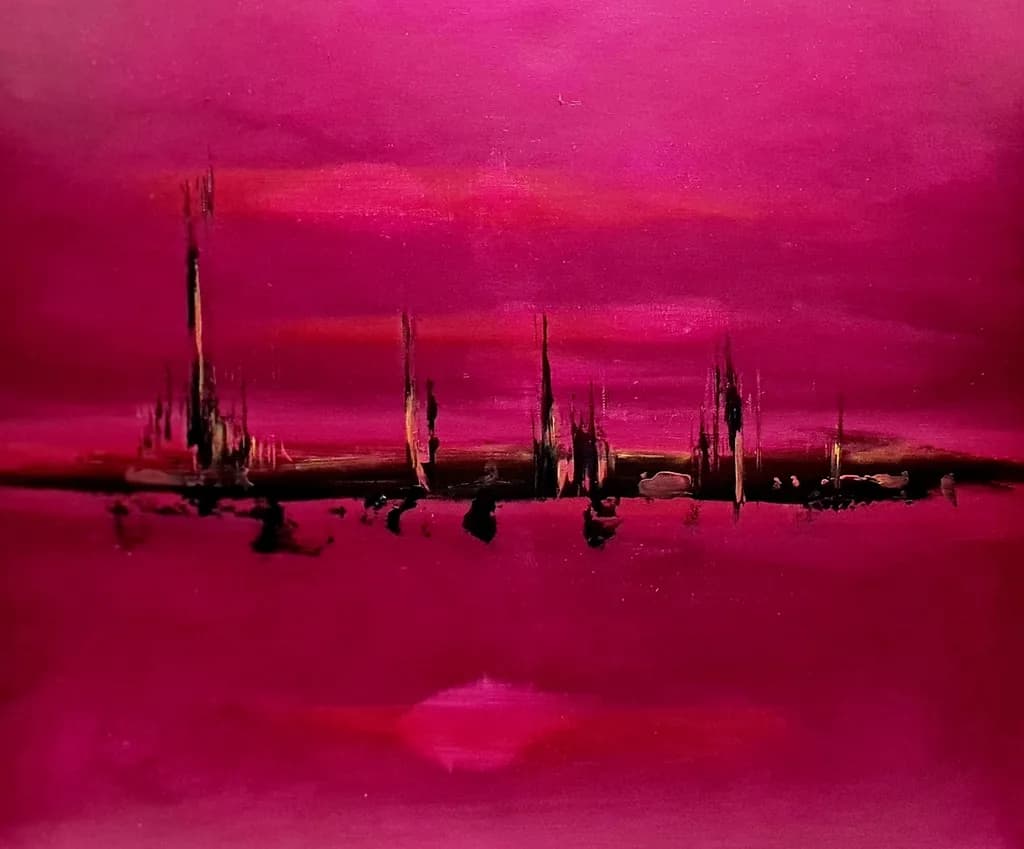 Crimson Horizon Skyline