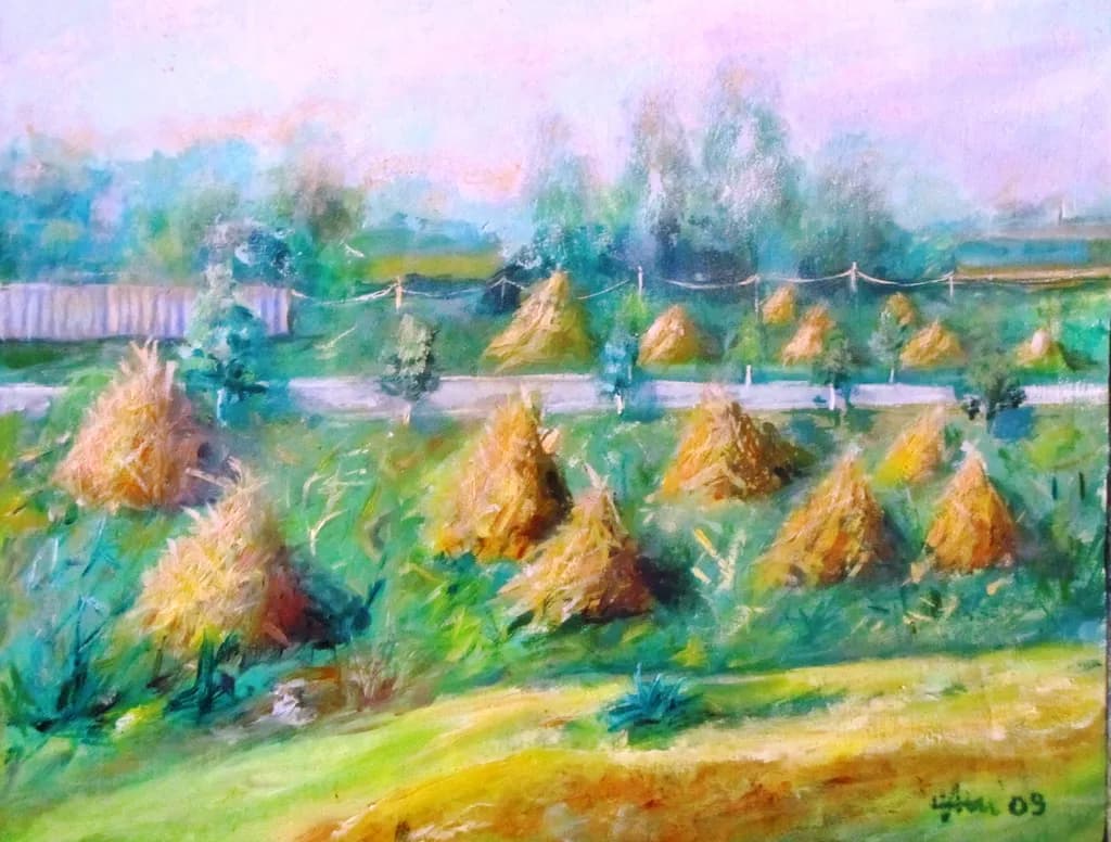 Haystacks at Ceatalchioi